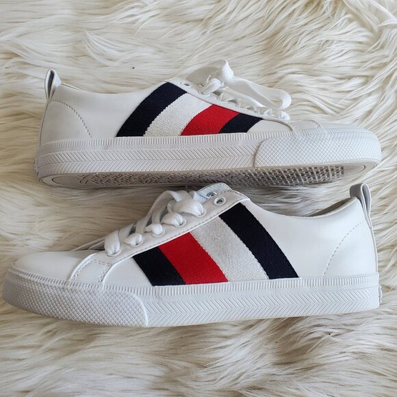 Tommy Hilfiger Women's White Twlenzi-R Classic Sneaker SZ 6.5M - Picture 3 of 11